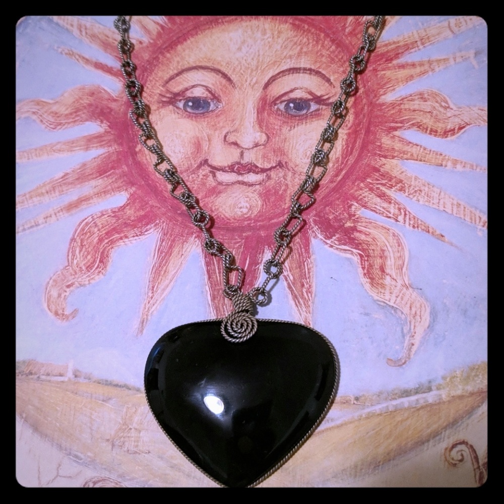 Heart-shaped handmade jewelry